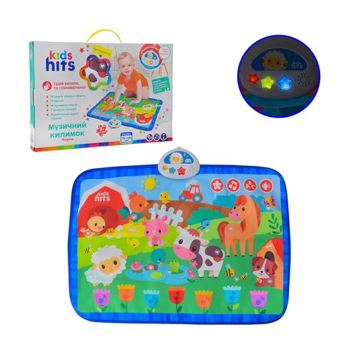 Музыкальный коврик Країна Іграшок Kids Hits, от 8 месяцев, 70*50 см (KH04-002)