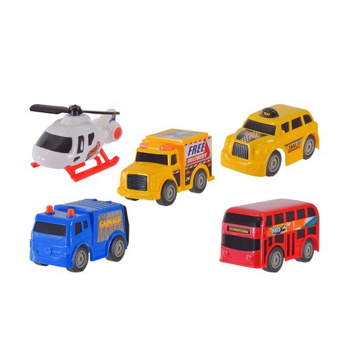 Детский набор машинок Країна Іграшок Mini City Vehicle, от 3 лет, 5 шт (MY101)