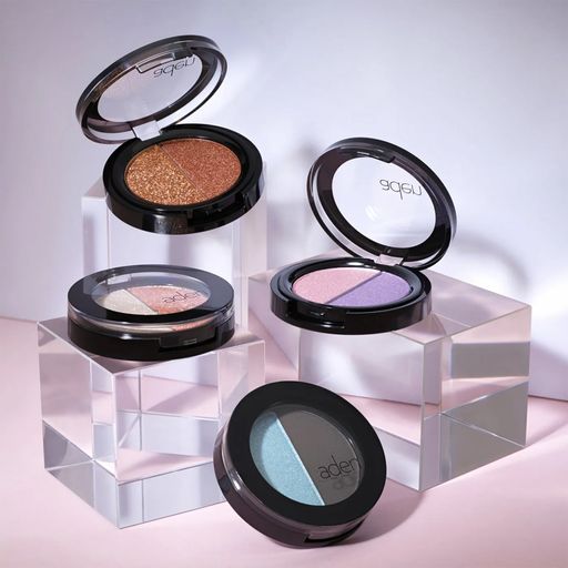 Тени для век Aden Shine Eyeshadow Powder Duo, 1.7 г