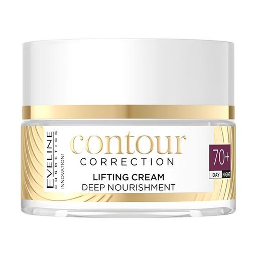 Ультраживильний ліфтинг-крем для обличчя Eveline Cosmetics Contour Correction Lifting Cream Deep Nourishment 70+, 50 мл