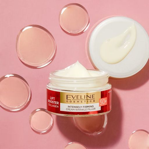 Укрепляющий крем для лица Eveline Cosmetics Lift Booster Collagen Intensely Firming Cream-Wrinkle Filler 50+, 50 мл