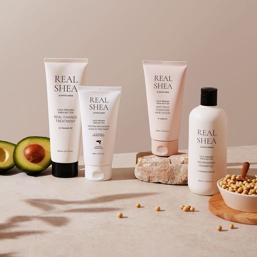 Відновлювальний термозахисний крем для волосся Rated Green Real Shea Protein Recharging Leave-in Treatment з олією ши