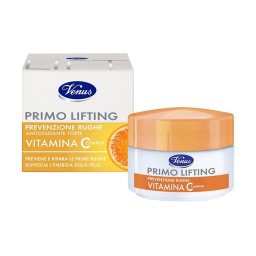 Крем-лифтинг для лица Venus Primo Lifting Antiossidante Forte от первых морщин, с витамином C, 50 мл