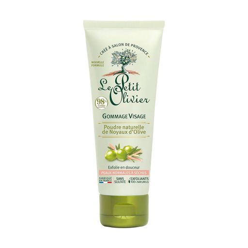 Скраб для лица Le Petit Olivier Face Cares с оливковым маслом, 75 мл