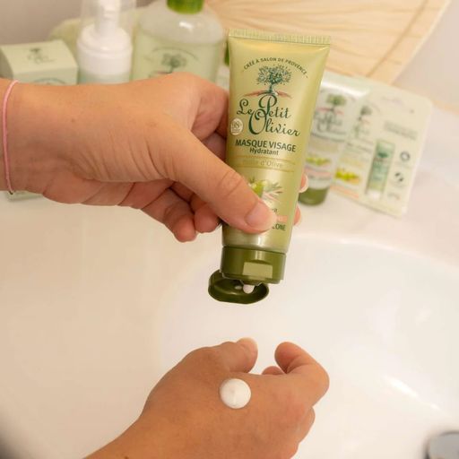 Увлажняющая маска для лица Le Petit Olivier Face Cares с оливковым маслом, 75 мл