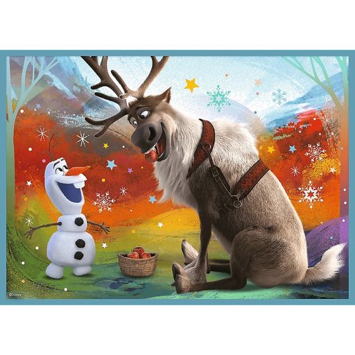 Пазли 4в1 Trefl Disney Frozen Дивовижний світ, від 3 років, 71 елемент (34381)