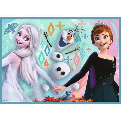 Пазли 4в1 Trefl Disney Frozen Дивовижний світ, від 3 років, 71 елемент (34381)