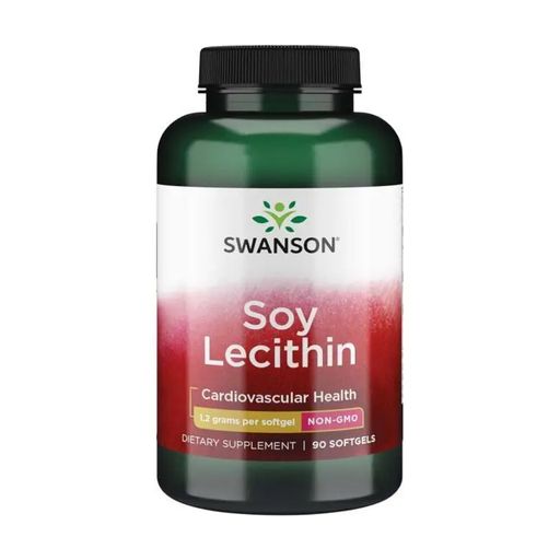Лецитин Swanson Soy Lecithin 1200 мг в капсулах