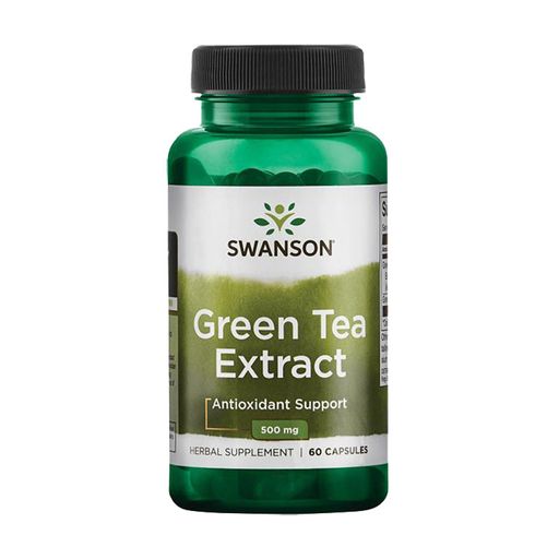 Уценка! Экстракт зеленого чая Swanson Green Tea Extract 500 мг, 60 капсул