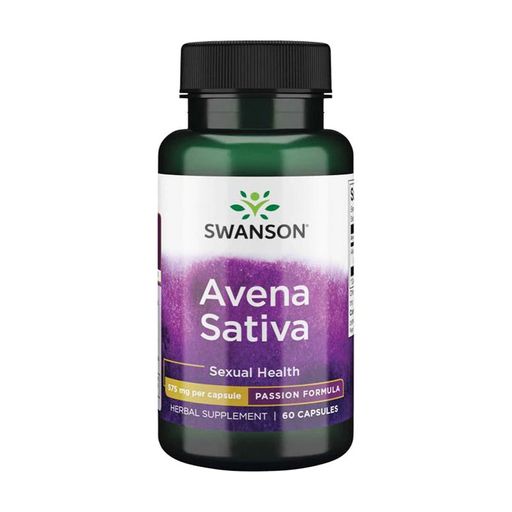 Дикий овес Swanson Avena Sativa 575 мг, 60 капсул