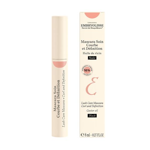 Тушь для ресниц Embryolisse Laboratories Lash Care Mascara Curl And Definition с эффектом подкручивания и удлинения, Black, 8 мл