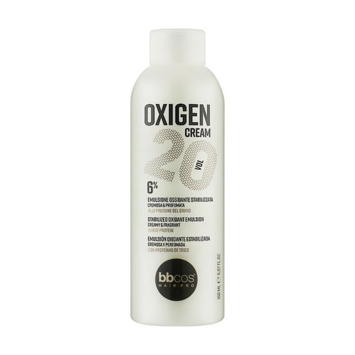 Кремоподібний окислювач для волосся BBcos Oxigen Cream 20 vol 6%