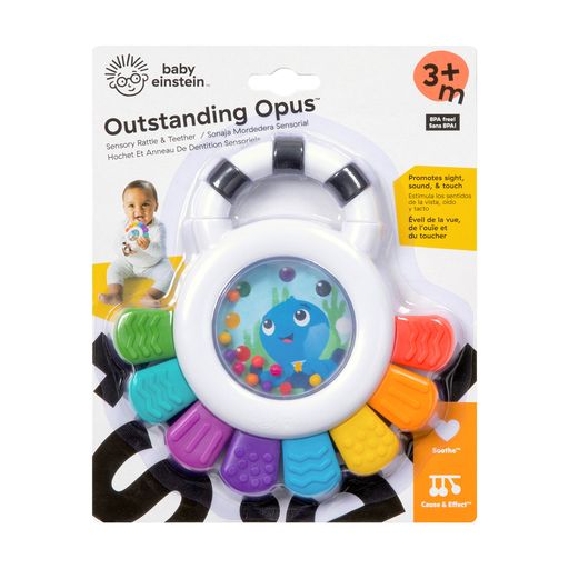 Игрушка-погремушка Baby Einstein Outstanding Opus, от 3 месяцев, 10.16*2.54 *15.24 см (12487)
