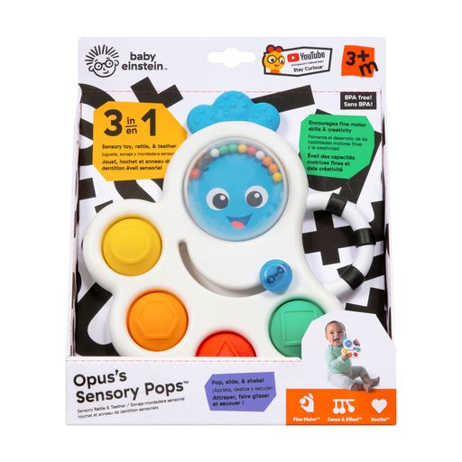 Іграшка-брязкальце Baby Einstein Opus's Shape Pops, від 3 місяців, 17*4*20 см (12684)