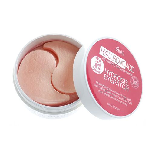 Гидрогелевые патчи для кожи вокруг глаз Ekel Hydrogel Eye Patch Hyaluronic Acid с гиалуроновой кислотой, 60 шт, 90 г