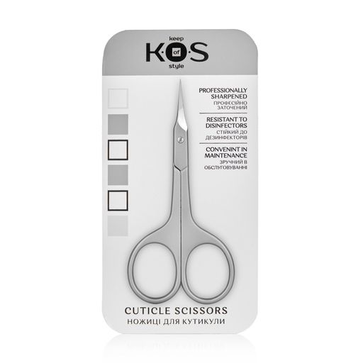 Ножницы для кутикулы K.O.S keep of style, лезвие 20 мм