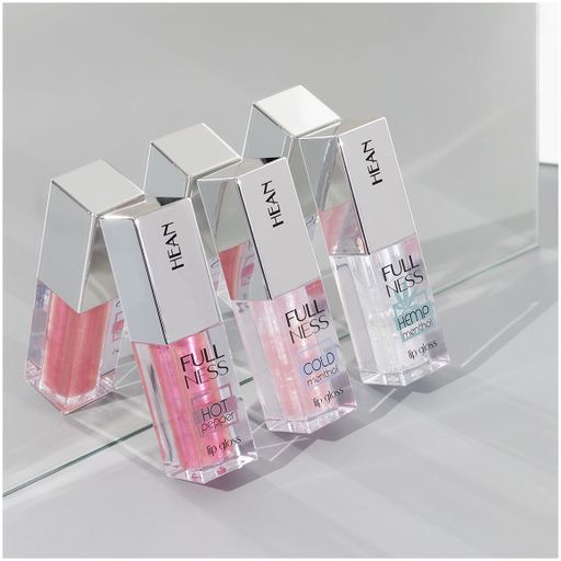 Охлаждающий блеск для губ Hean Fullness Hemp Menthol Lip Gloss для увеличения объема, 4.5 мл