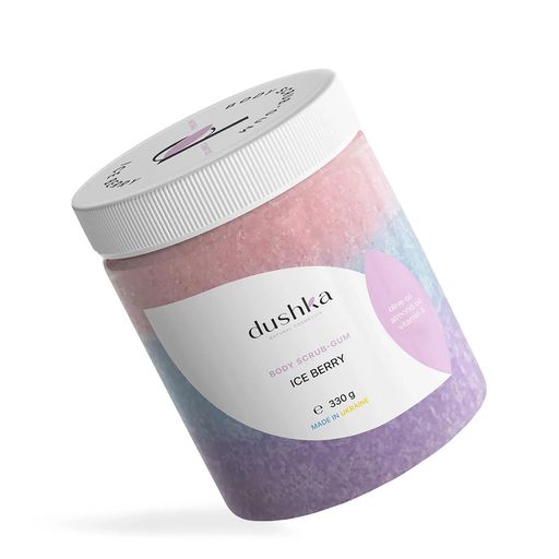 Скраб-жвачка для тела Dushka Ice Berry Body Scrub-Gum, 330 г