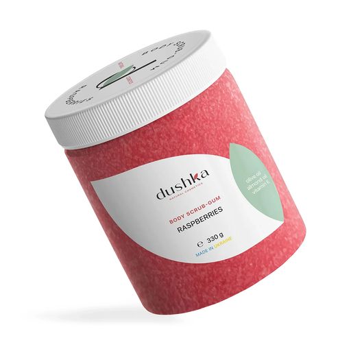 Скраб-жвачка для тела Dushka Raspberries Body Scrub-Gum, 330 г