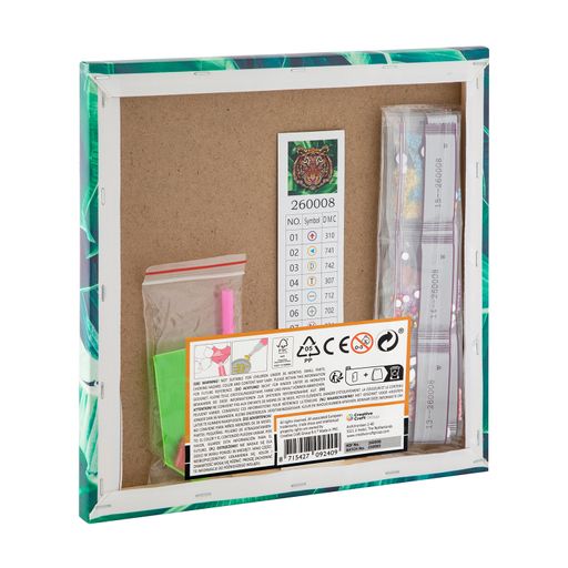 Алмазная мозаика Grafix Тигр, 30*30 см, от 6 лет (260008)