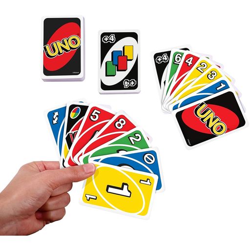 Настільна карткова гра Mattel Games Uno, від 7 років (W2085)