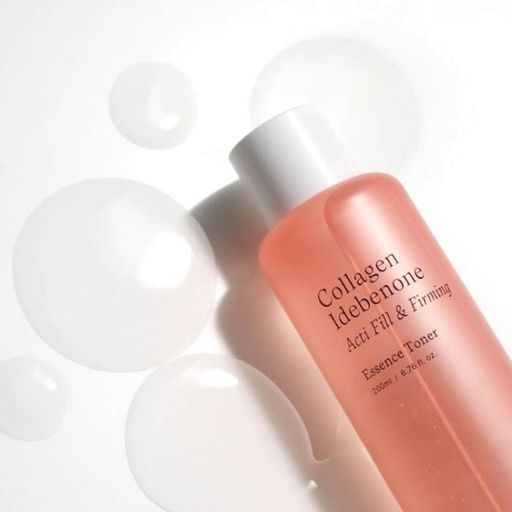 Укрепляющая тонер-эссенция для лица Trimay Collagen Idebenone Acti Fill & Firming Toner, 200 мл