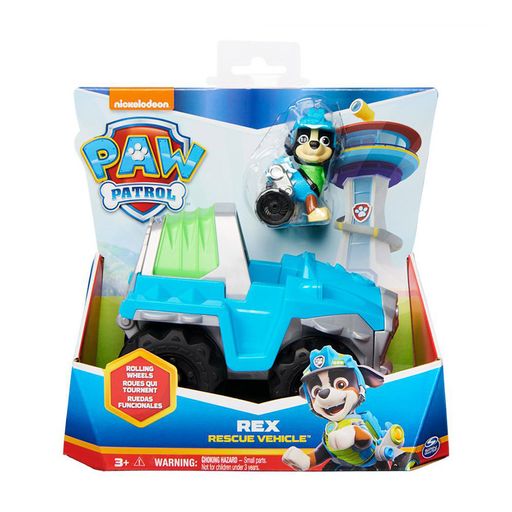 Игровой набор Paw Patrol Щенячий патруль: базовый спасательный автомобиль с водителем Рекс, от 3 лет (SM16775/2886)