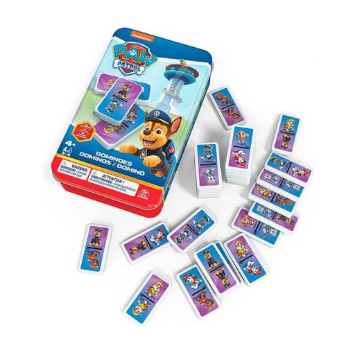 Настольная игра Spin Master Paw Patrol Домино, в жестяной коробке, от 4 лет, 5*12*19 см (SM98408/6067468)