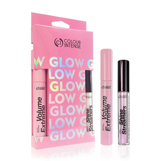 Набор для макияжа женский Colour Intense Glow (глиттер для лица и тела + тушь для ресниц)