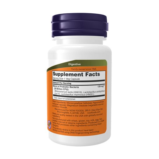 Пробиотик для женщин NOW foods Women's Probiotic 20 Billion, 50 капсул
