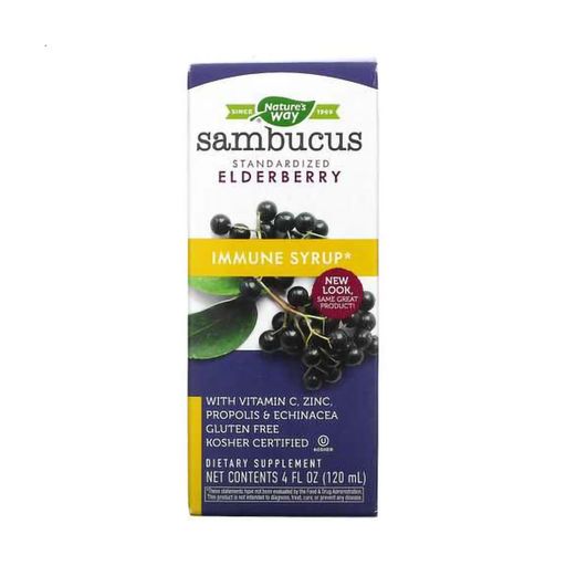 Бузина Nature's Way Sambucus Immune Syrup Elderberry в сиропе