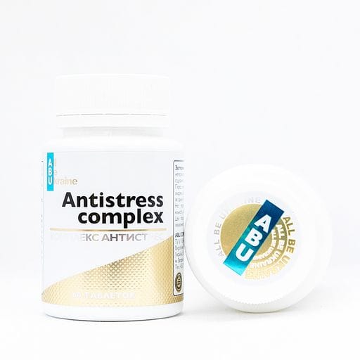 Комплекс антистресс ABU - All Be Ukraine Antistress Complex, 60 таблеток