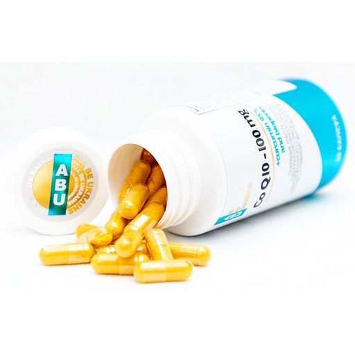 Коэнзим Q10 ABU - All Be Ukraine CoQ10 With Curcumin 95% And Bioperin с куркурмином 95% и биоперином, 100 мг, 60 капсул