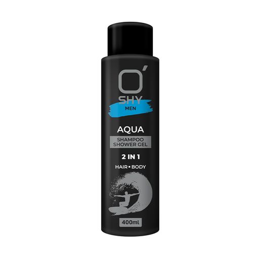 Мужской шампунь-гель для душа O'shy 2 in 1 Men Aqua Shampoo Shower Gel, 400 мл 