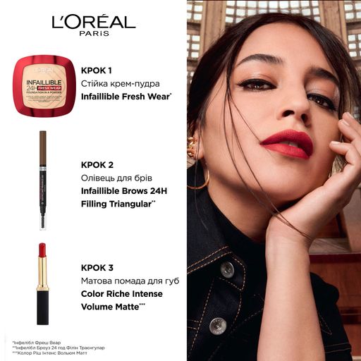 Матовая помада для губ L'Oreal Paris Color Riche Intense Volume Matte Lipstick, 1.8 г