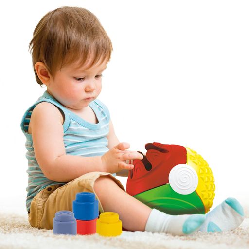 Детская игрушка-сортер Clementoni Soft Clemmy Sensory Ball, от 1 года, 17*20*17 см (17689)