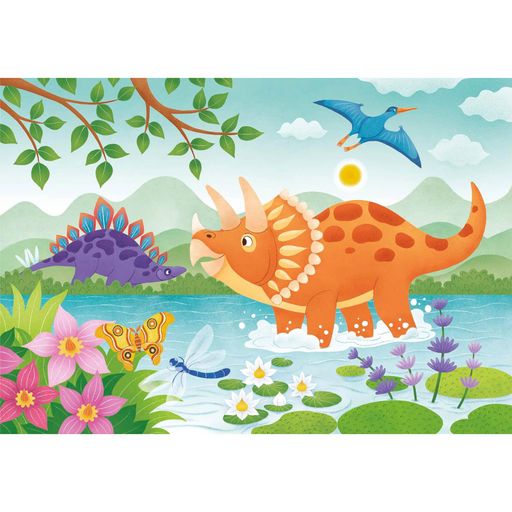Пазли 3 в 1 Clementoni Dinosaurs від 4 років, 144 елементи (25288)