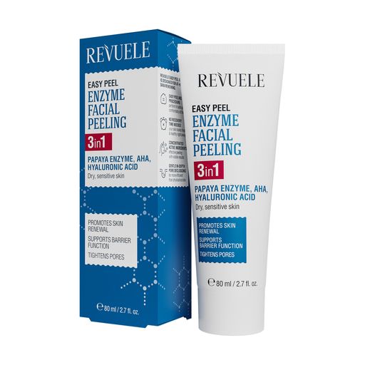 Энзимный пилинг 3 в 1 для лица Revuele Easy Peel Enzyme Facial Peeling 3 In 1, 80 мл
