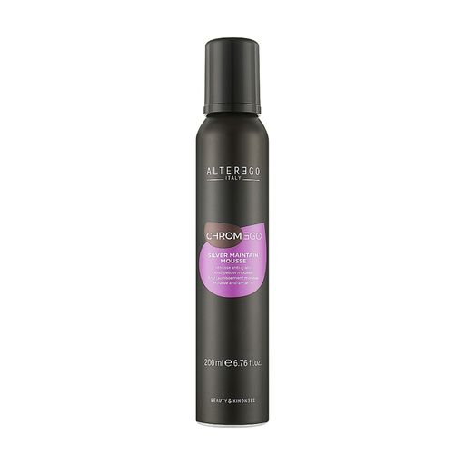 Мусс Alter Ego ChromEgo Silver Maintain Anti-Yelllow Neutralizing Mousse для светлых и седых волос, 200 мл