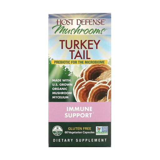 Трутовик різнокольоровий Fungi Perfecti Turkey Tail Microbiome & Immune Support, 60 капсул