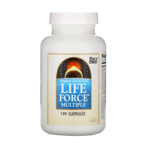 Мультикомплекс Source Naturals Life Force Multiple Поддержка энергии, 120 капсул