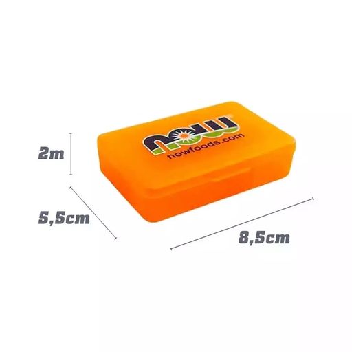 Органайзер для таблеток NOW foods Pocket Pack Vitamin Case Small, 6 секций, 8.5*5.5*2 см