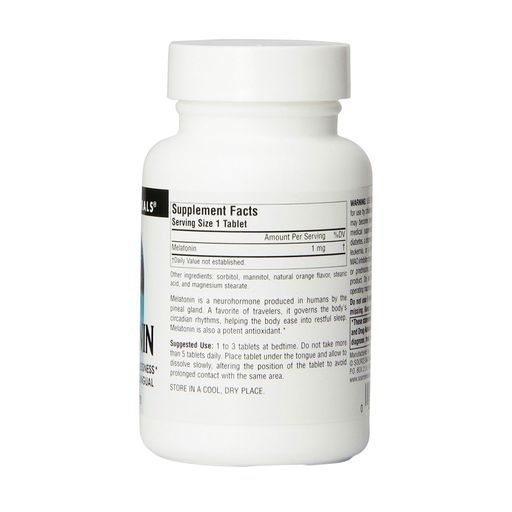Мелатонин Source Naturals Sleep Science Melatonin 1 мг, 200 таблеток