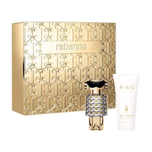 Парфюмированный набор женский Rabanne Fame Set (парфюмированная вода, 50 мл + лосьон для тела, 75 мл)