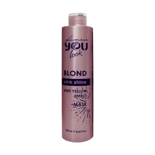 Маска You look Professional Blond Pink Shine Anti Yellow Effect Mask для нейтрализации желто-оранжевых оттенков