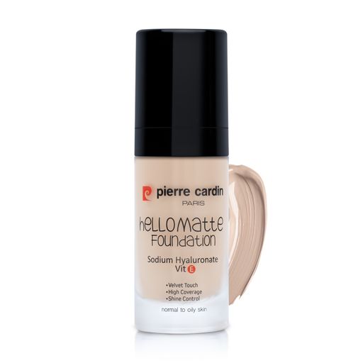 Тональная основа для лица Pierre Cardin Hello Matte Foundation, 30 мл