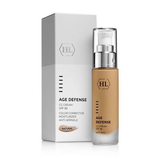Уценка! Корректирующий CC-крем для лица Holy Land Cosmetics Age Defense CC Cream SPF 50, Natural, 50 мл