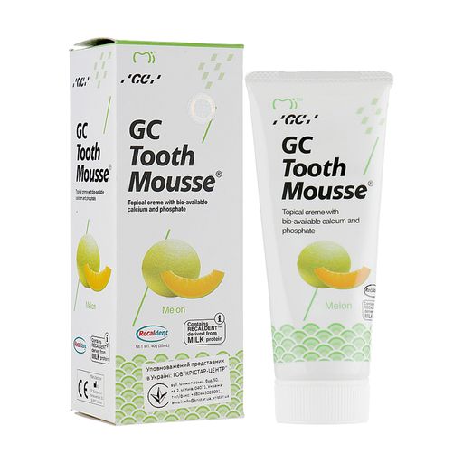 Крем для зубов GC Tooth Mousse Melon, 35 мл
