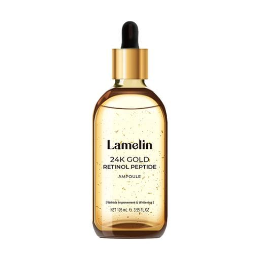 Lamelin24KGOLD RETINOL PEPTIDE AMPOULE2本 Сыворотка для лица Lamelin 24K Gold Retinol Peptide Ampoule с