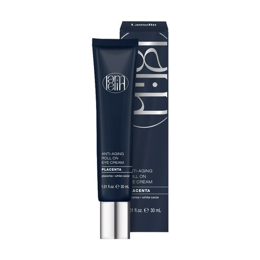 Антивозрастной крем для кожи вокруг глаз Lamelin Placenta Anti-Aging Roll-On Eye Cream с фитоплацентой, 30 мл